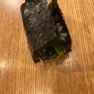 高菜炒め海苔巻き